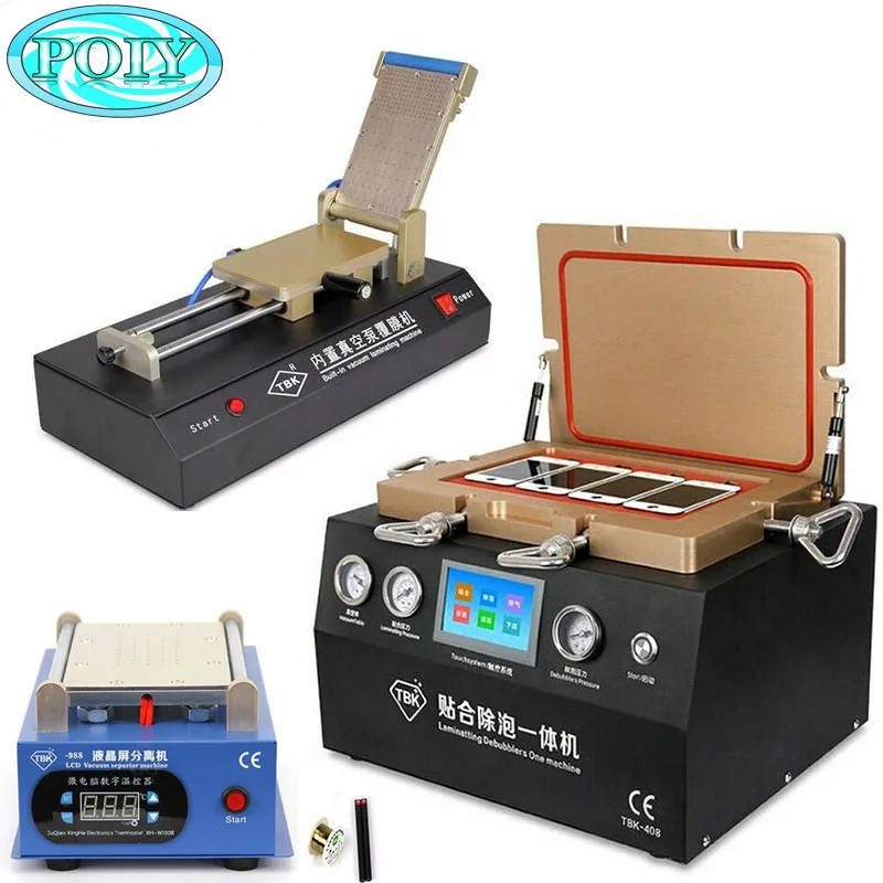 Tbk 408 Vacuum Laminating/bubble Remover Touch Screen Repair Machine