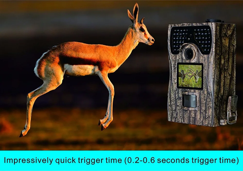 12MP Wildlife Hunting Camera Night Vision Infrared HD 1080P Scouting Game Camera Trap Trail Camera (16)