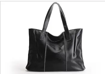 

Womens Real Leather Tote Satchel Bag Cowhide Hobos Shoulder Bag Casual/OL Business Bag Large Size Bag Big Purse