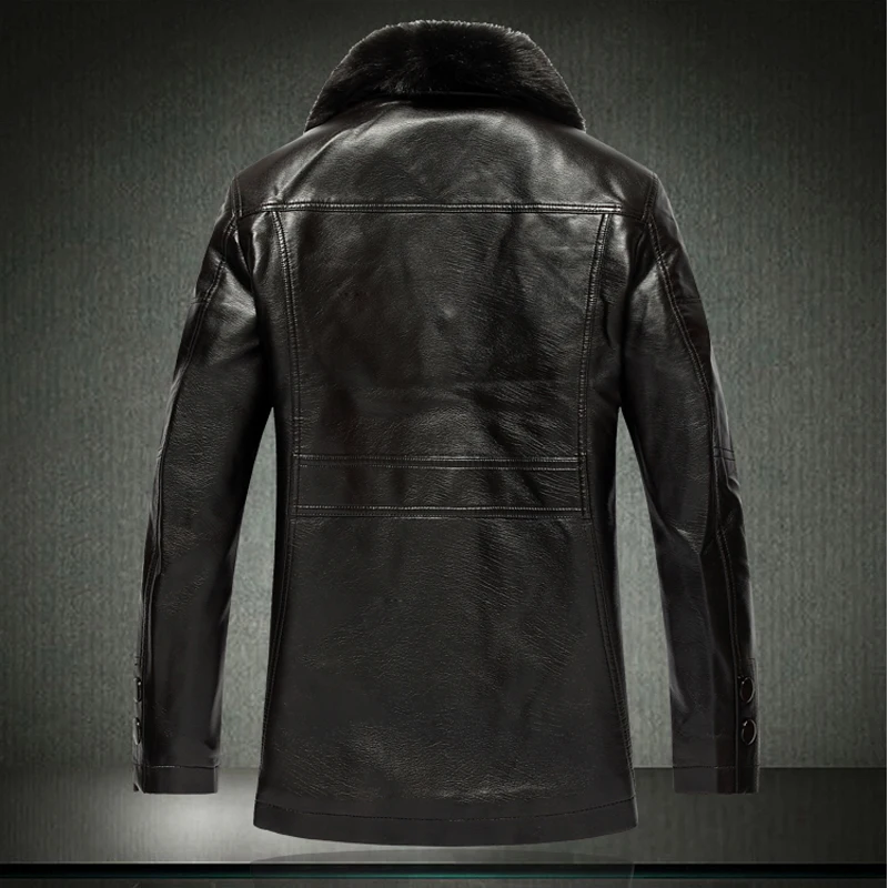Горячая Распродажа Кожаная Куртка Jaqueta Masculina мужская кожаная куртка мужские
