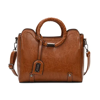 

2019 New Vintage Genuine Leather Bag Women Alligator Luxury Handbags Women Bags Designer Crossbody Bags for Women Tote Handbags