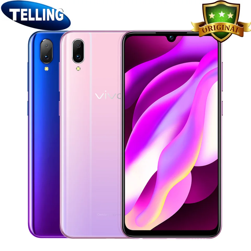 

Original VIVO Y97 Telephone 4G LTE Android 8.1 Helio P60 Octa Core 4G RAM 128G ROM 6.3" FHD+ Water-droop Screen 16MP Selfie AI