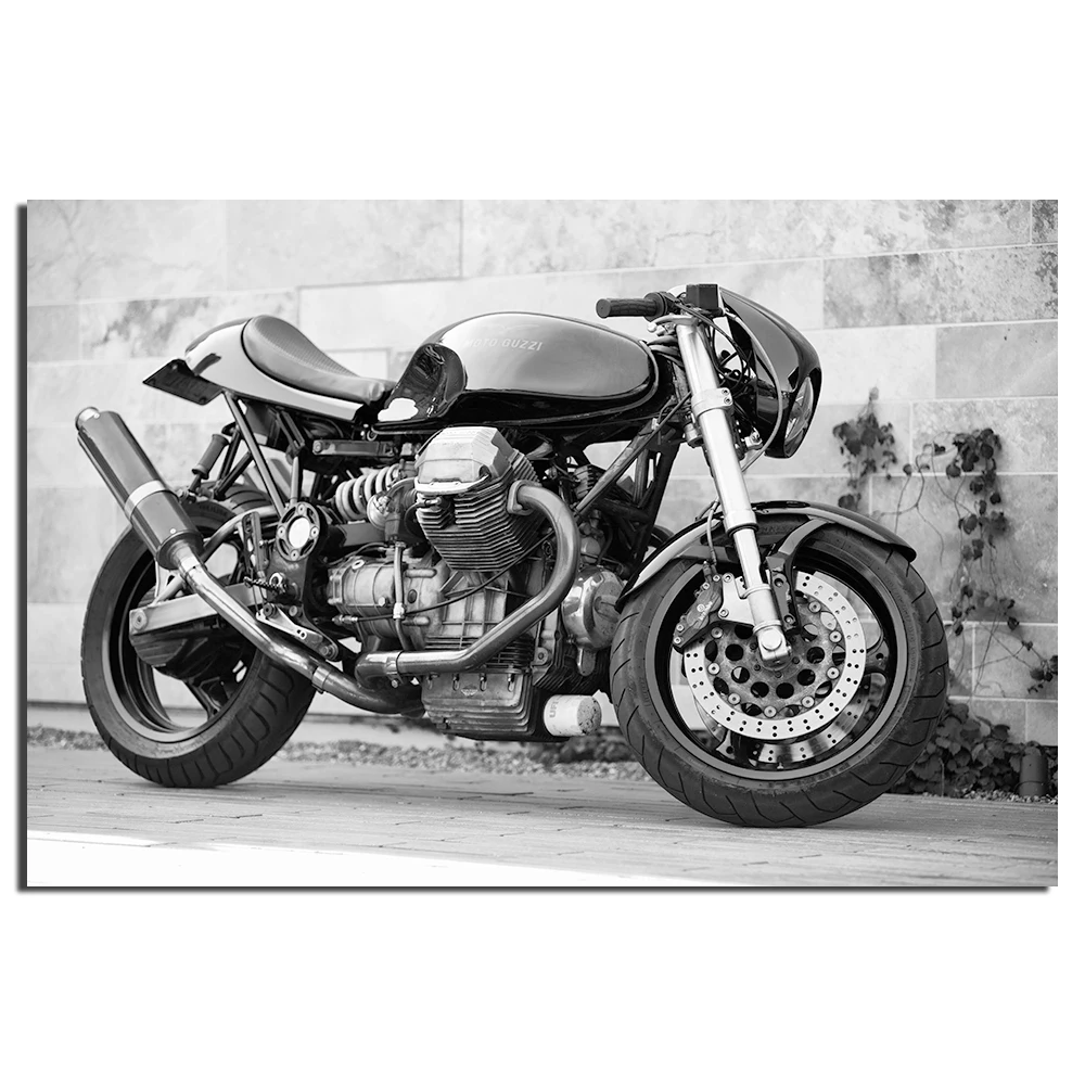 Мото Guzzi мотоцикл постер холст картины настенные художественные принты для