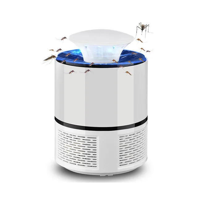 white 1pcs 5 в USB питание от комаров, лампа для дома от насекомых, убийца жуков, ловушка, УФ свет, электронный комарный отражающая лампа - Цвет: white 1pcs