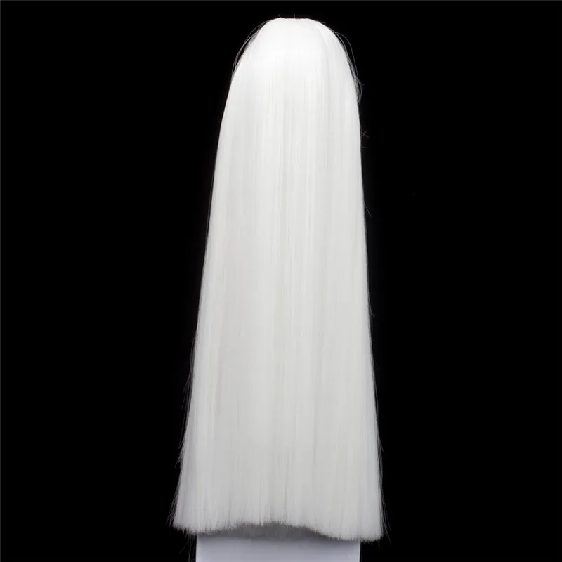 Размер 1/6 1/4 1/3 парики для шарнирных кукол длинные прямые коричневые хаки белые черные парики волосы для SD/BJD куклы высокотемпературное синтетическое волокно - Цвет: 1001