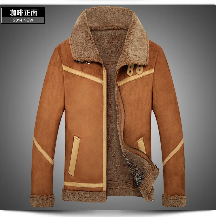 Fashion Men's Sheepskin Cashmere Fur One USA Air Force Jacket Pilot Jacket Winter Warm Thick Leather Jacket Big Size
Fashion Men's Sheepskin Cashmere Fur One USA Air Force Jacket Pilot Jacket Winter Warm Thick Leather Jacket Big Size