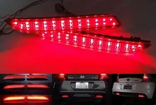 CYAN SOIL BAY LED Bumper Reflector Tail Brake Light Fog For Acura TSX Wagon Insight 2010-12 For Honda CR-Z ZF1 CR-V STEPWGN RG