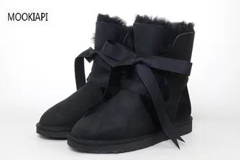 

The most quality women's snow boots in Europe in 2019, real sheepskin, 100% natural wool, women shoes Free Delivery 3 colors