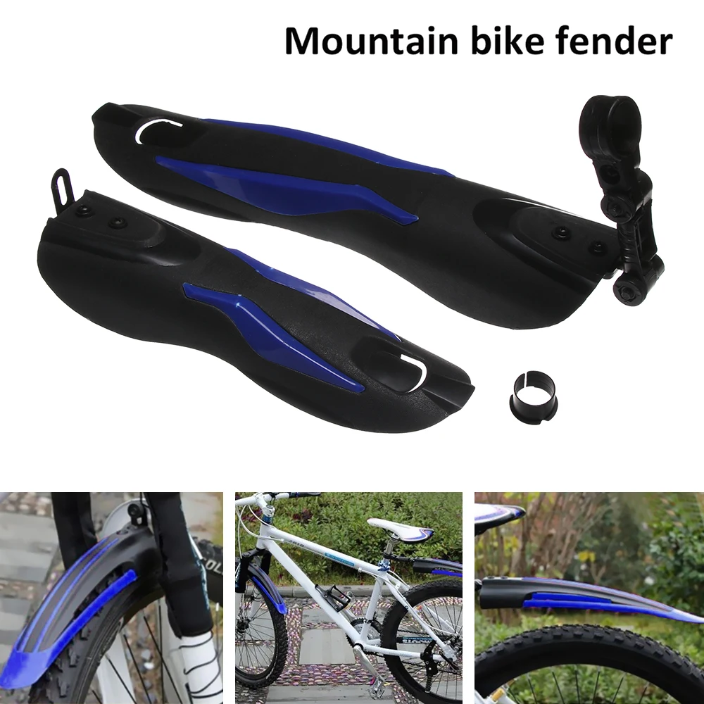 

2 PCs High Quality Swallow Tail MTB Bike Fenders Set Front/Rear Bicycle Mudguard Wings Durable Bicycle Parts Bike Accessories