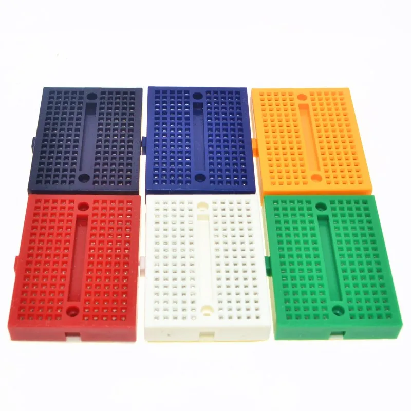 

Free Shipping wholesale 1pcs SYB-170 Mini Solderless Prototype Experiment Test Breadboard 170 Tie-points 35*47*8.5mm