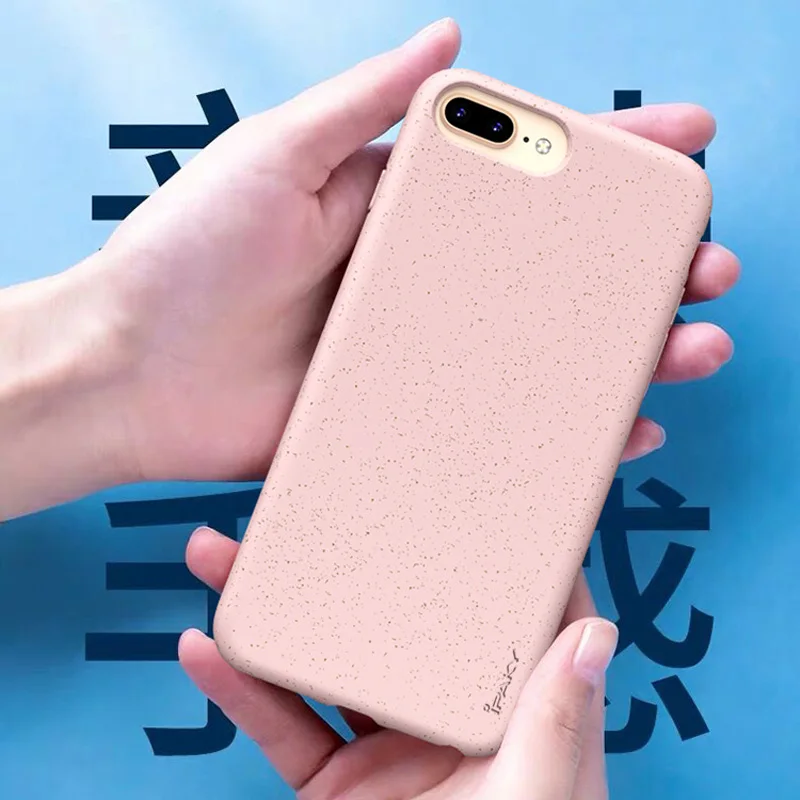 Оригинальный цветной жидкий силиконовый Чехол IPAKY для Iphone 7 8 plus чехлы с полной
