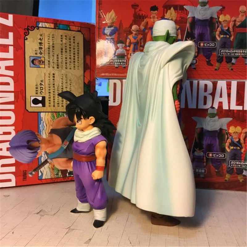 2 шт./компл. Dragon Ball Z Gohan& Piccolo Battle Cloakd Ver. Bick кисть Гоку Saiyan ПВХ фигурка DBZ Коллекционная модель