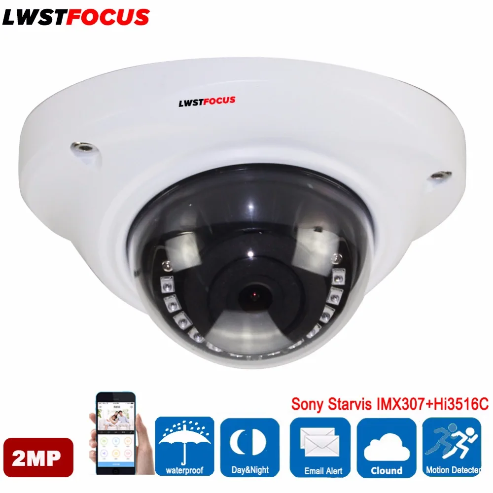 LWSTFOCUS Sony Starvis IMX307 POE IP Camera 2MP font b Outdoor b font Full HD 1080P