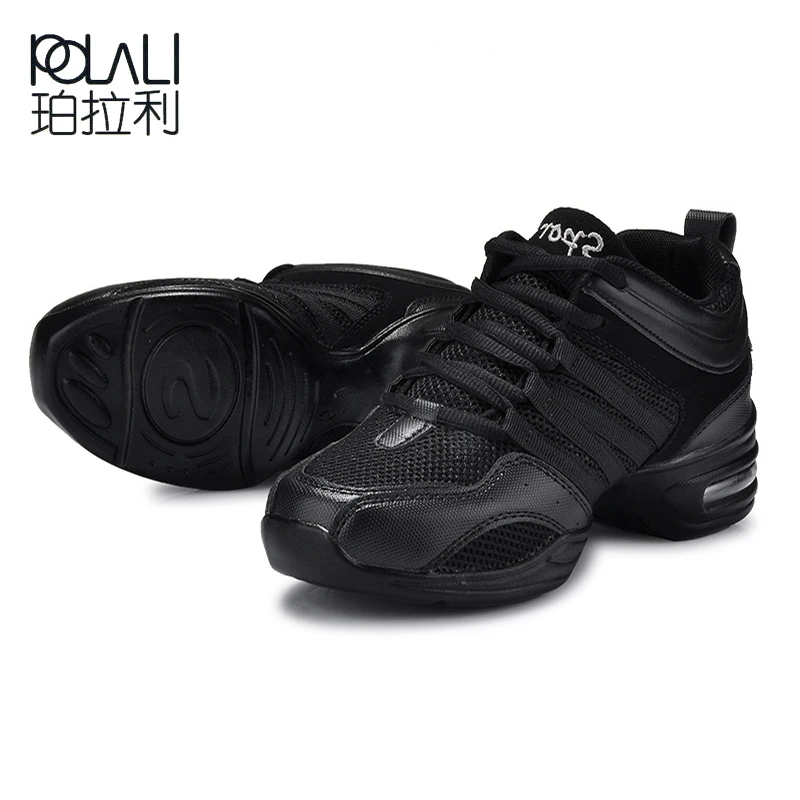

POLALI Hot Sports Feature Soft Outsole Breath Dance Shoes Sneakers For Woman Practice Shoes Modern Dance Jazz Shoes Sneakers 42