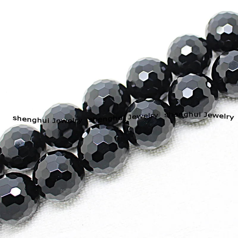

Wholesale Faceted 20mm Onyx Round Beads 15"/38cm, For DIY Jewelry making !We provide mixed wholesale for all items !