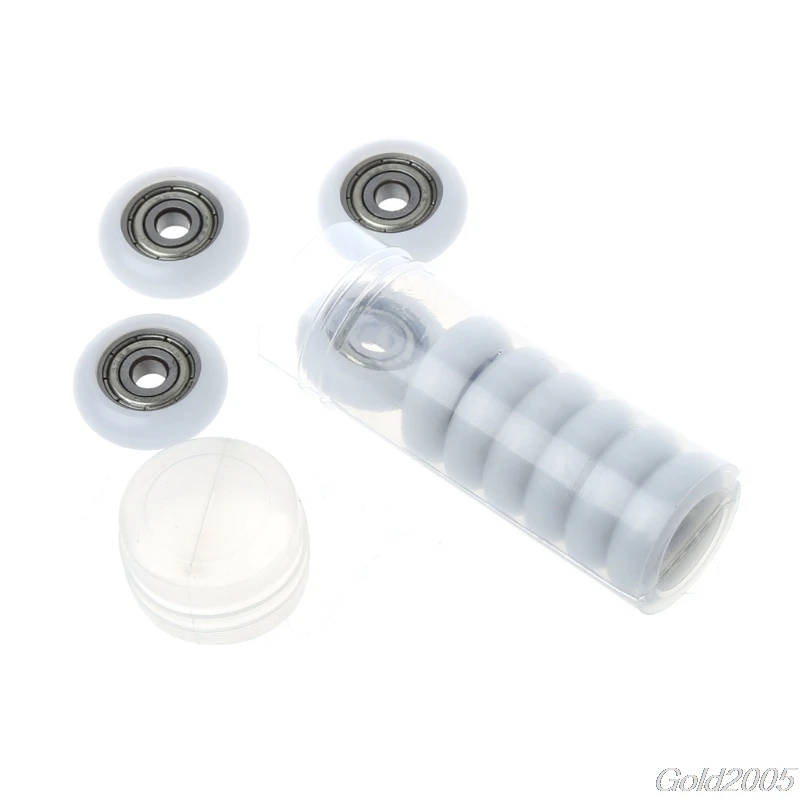 10 Pcs 5x23x7.3mm Nylon Plastic Carbon Steel Bearings Pulley Wheels Embedded Groove G08 Whosale&ampDropShip | Обустройство дома