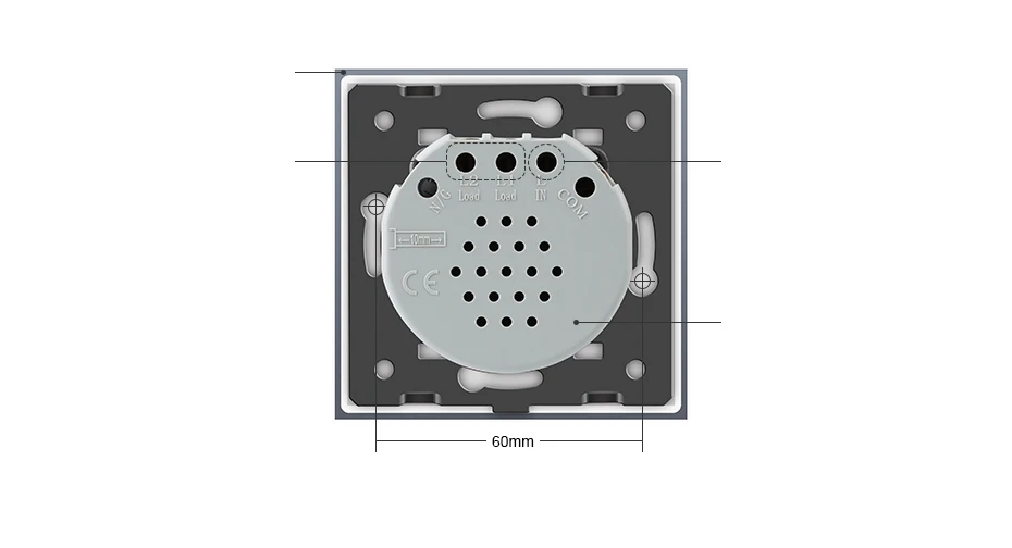 Livolo/Стандартный сенсорный выключатель, AC 220~ 250 V, пульт дистанционного управления и диммер Функция настенный выключатель света, VL-C701DR-1/2/3/5 для умного дома