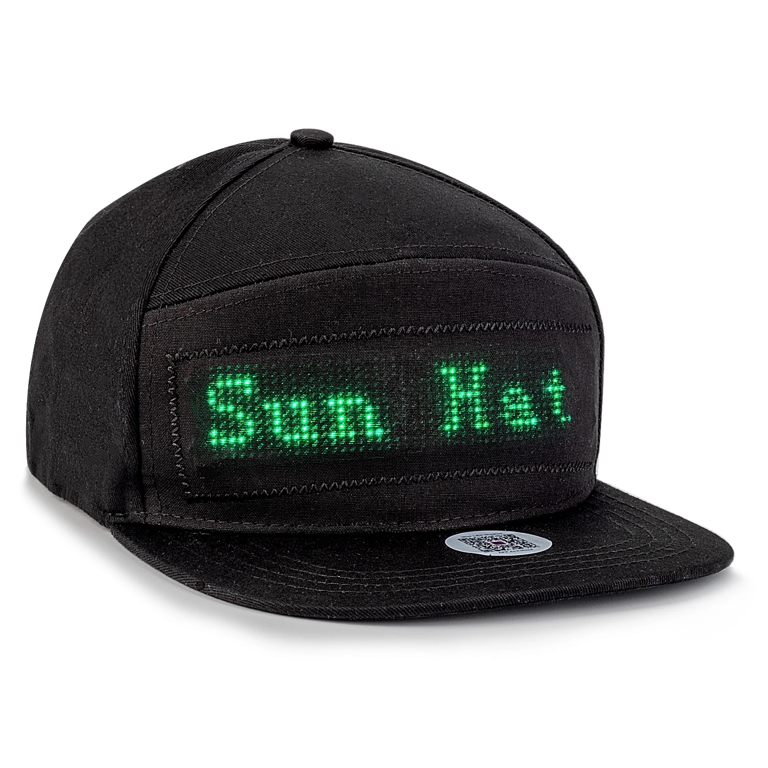 Модный хлопковый программируемый через Bluetooth светодиодная прокрутка объявлений кепки бейсболки для женщин и мужчин хип хоп Уличный танец Вечеринка Рыбалка кепки
