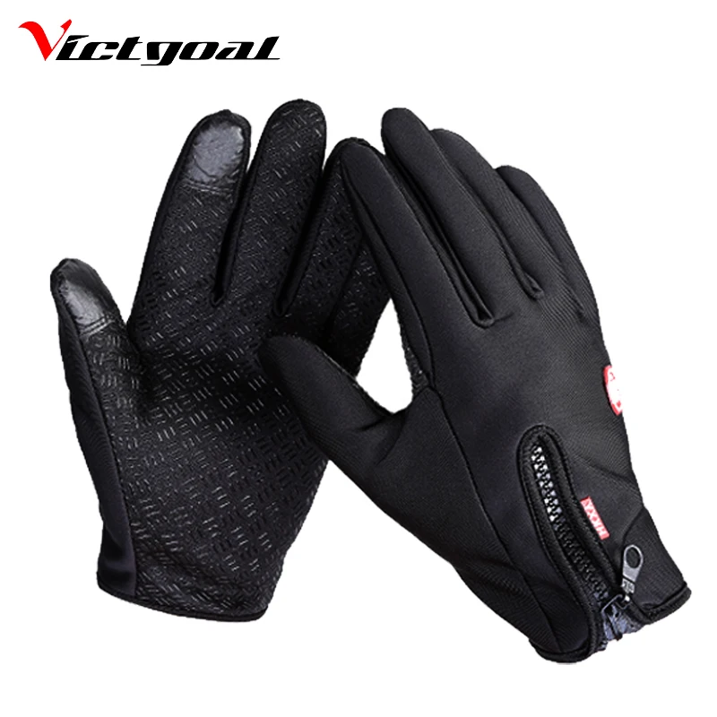 

VICTGOAL Windproof Cycling Gloves Full Finger Touch Screen Men Women Glove MTB Bike Motorcycle Waterproof Sports Gloves