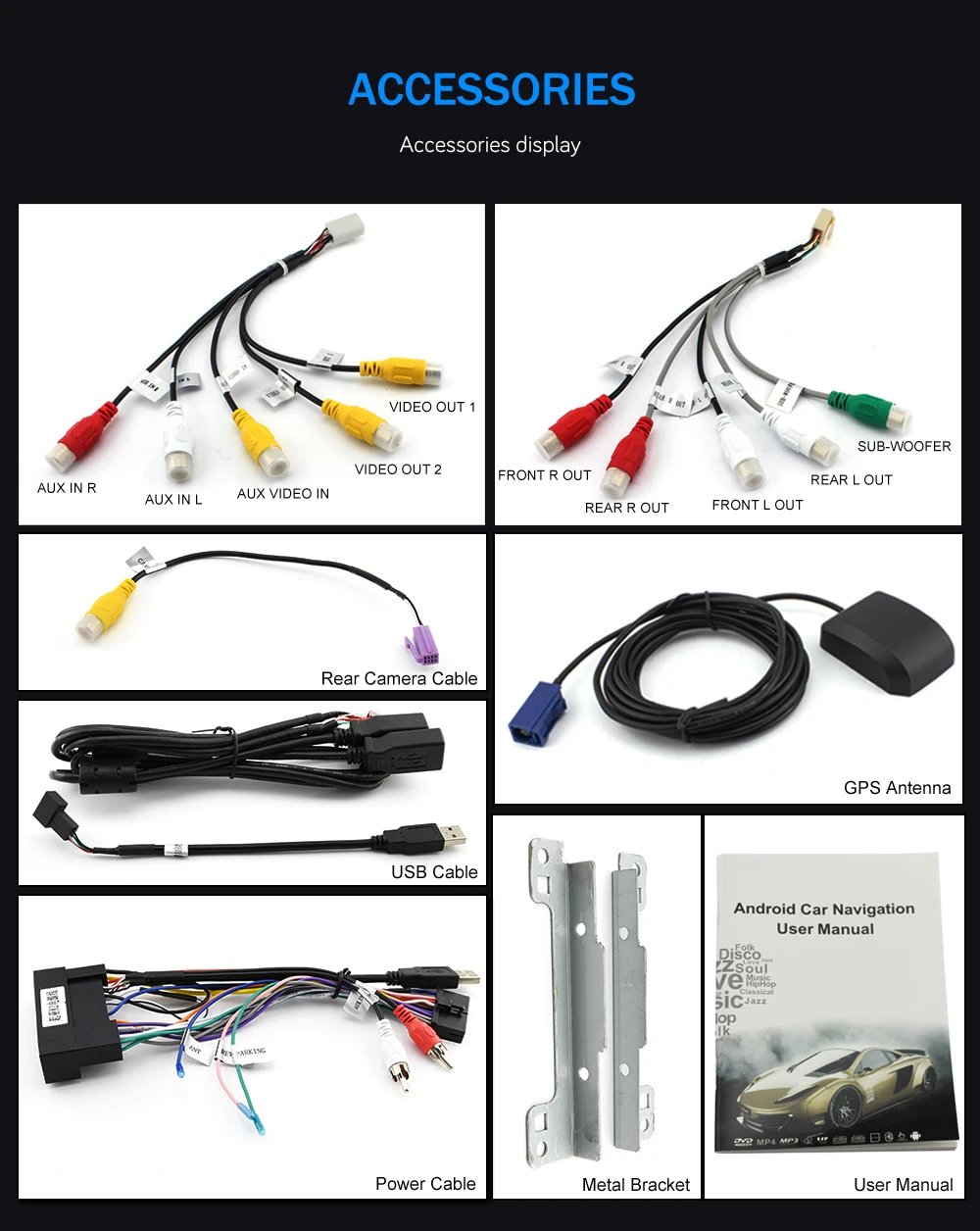 Excellent Bonroa 10.1" 2Din Android 8.1 Car Radio multimedia player for Focus 2005-2011 Audio Player Car GPS Navigation Stereo Player 19