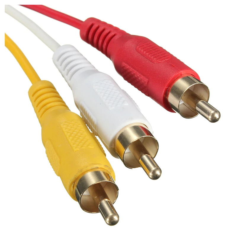 Black 5 Feet 1.5m HDMI Male to 3 RCA Video Audio AV Cable Adapter For HDTV 1080P #8 Black 5 Feet 1.5m HDMI Male to 3 RCA Video Audio AV Cable Adapter For HDTV 1080P #8