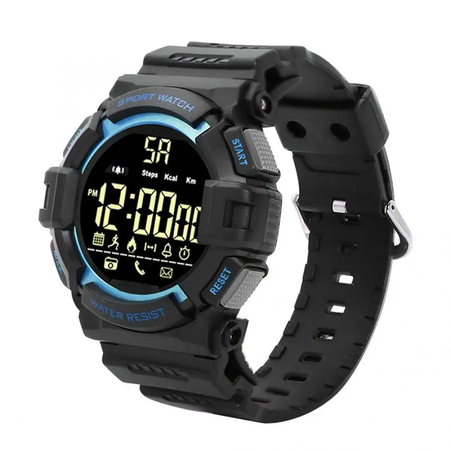 

Outdoor Sport Smart Watch Men Bluetooth Multifunction Fitness Watches Pedometers Fitness Waterproof Digital Watch