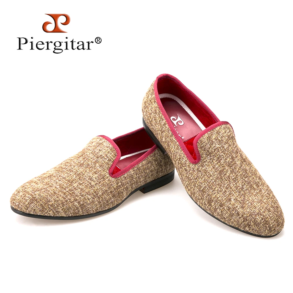 

Five color luxurious mix cotton material men handmade loafers men casual Slip-on shoes Plus size male flats