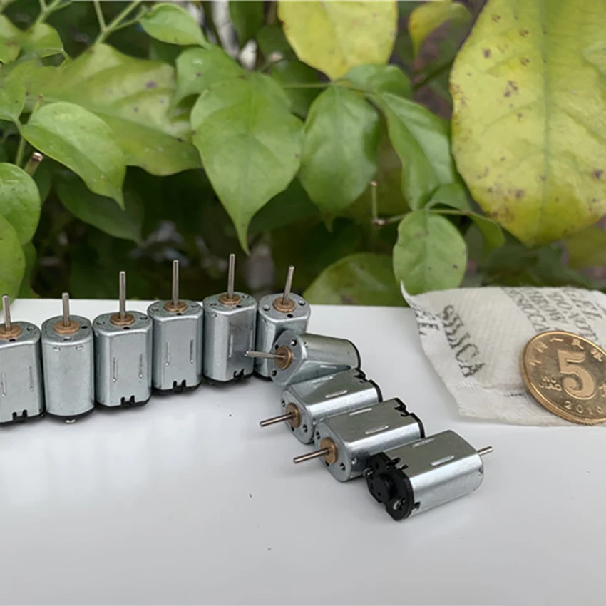 

M20 Micro Motor Metal Brush DC 1.5V-3.7V High Speed Large Torque Small Motor for Toy Accessories Model 6.5mm/9mm Length Shaft