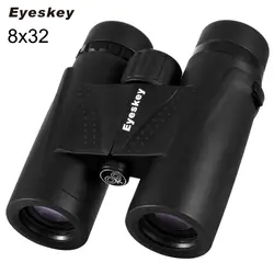 Eyeskey компактный бинокль 8x32 Кемпинг телескоп Bak4 Prism Оптика прицелов штатив адаптации бинокулярный шейный ремень