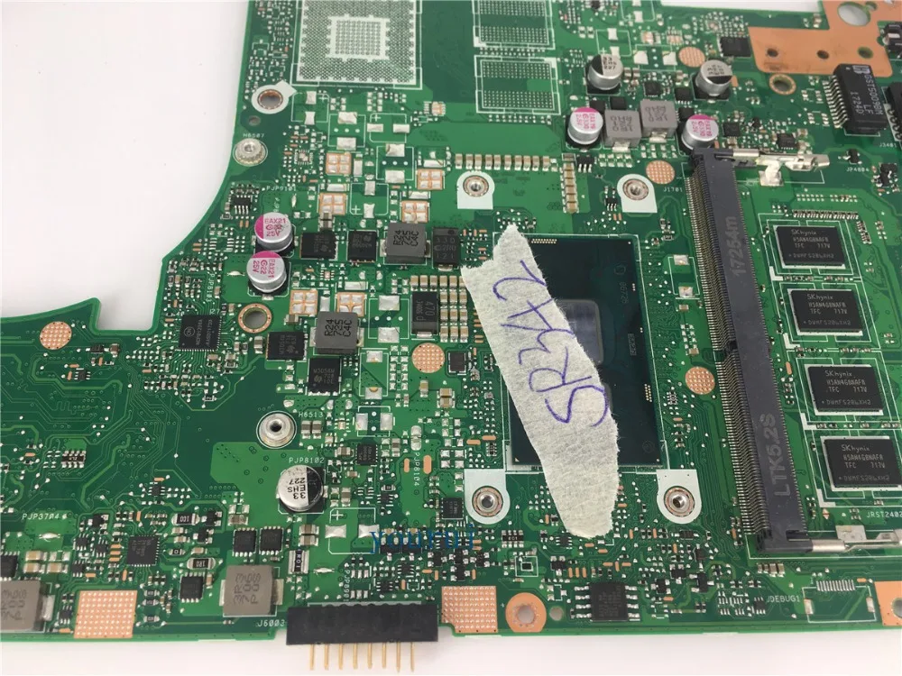  yourui For ASUS Vivobook 14 X405UQ MAIN BOARD X405UQ Laptop motherboard SR342 I5-7200U CPU 4GB RAM 