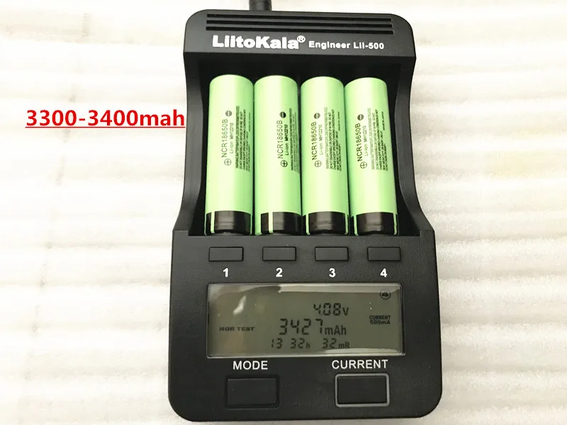 4~ 10 шт NCR18650B 3,7 v 3400 mah 18650 литиевая аккумуляторная батарея для Panasonic фонарик батареи