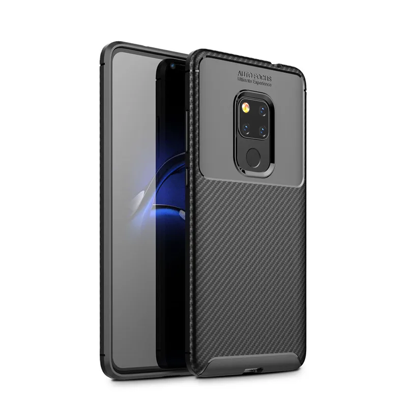 Carbon Fiber Shockproof Armor Cases For Huawei Y9 Y6 Y5 2018 Honor 8X 8XMax Honor Play 7A Note10 P20 P10Lite Plus Mate10ProCase (13)