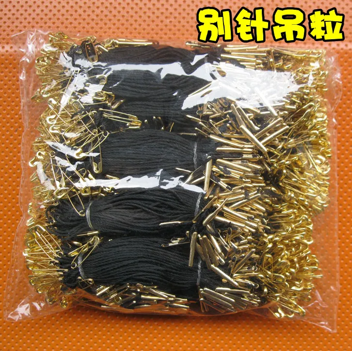 

Free shipping Garment string hang tag with pins handtag wholesale and retail