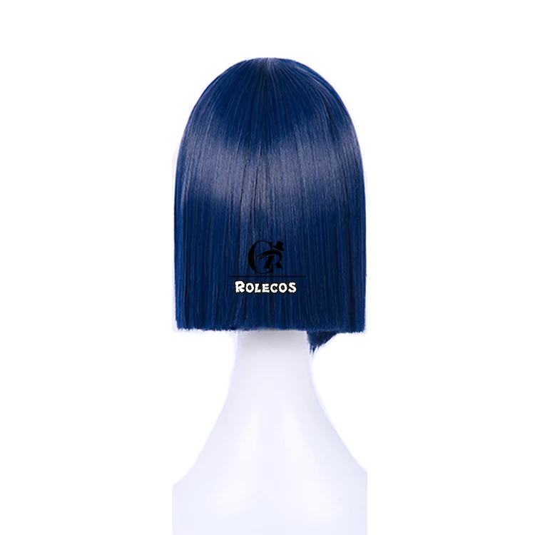 Anime DARLING in the FRANXX 015 Icigo Cosplay Wigs Blue Short Straight-2