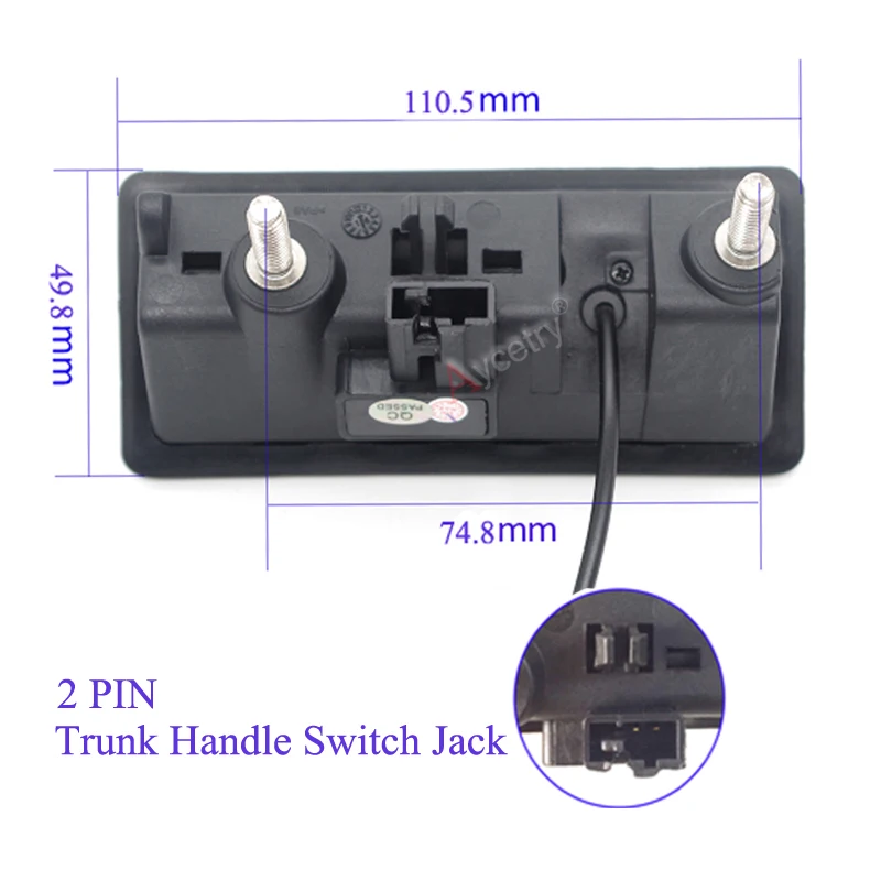 Aycetry! CCD HD автомобильная ручка багажника камера заднего вида для Audi A4 A5 S5 Q3 Q5 для VW Golf Passat Tiguan Jetta Sharan, Touareg B6 B7