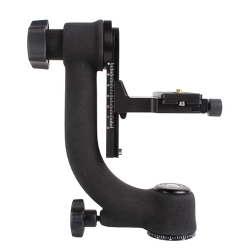 FFYY-Bk-45 панорамный 360 градусов вертикальный Pro Gimbal Штативная головка 1/4 дюймов винт для Dslr камеры телеобъектив Quick Release Pl