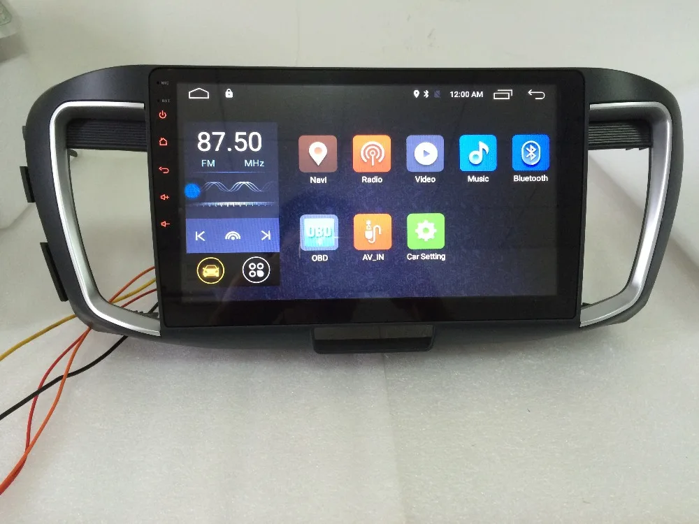 Perfect 10.1 inch 1024 x 600 quad core Android 7.0 for HONDA odyssey 2015,car deckless gps navigation,radio,3G,Wifi,canbus,english,black 6