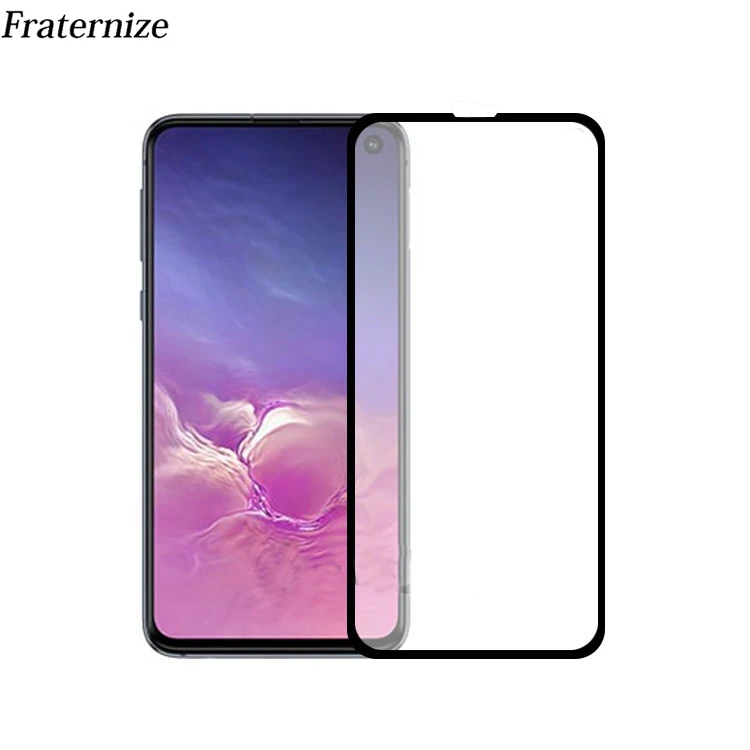 Закаленное стекло с полным клеем для Samsung Galaxy S10e полное покрытие Защитная пленка