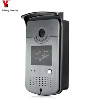

YobangSecurity Metal Case Waterproof Outdoor RFID Doorbell IR Night Vision Camera For Apartment Video Intercom Door Phone KIT