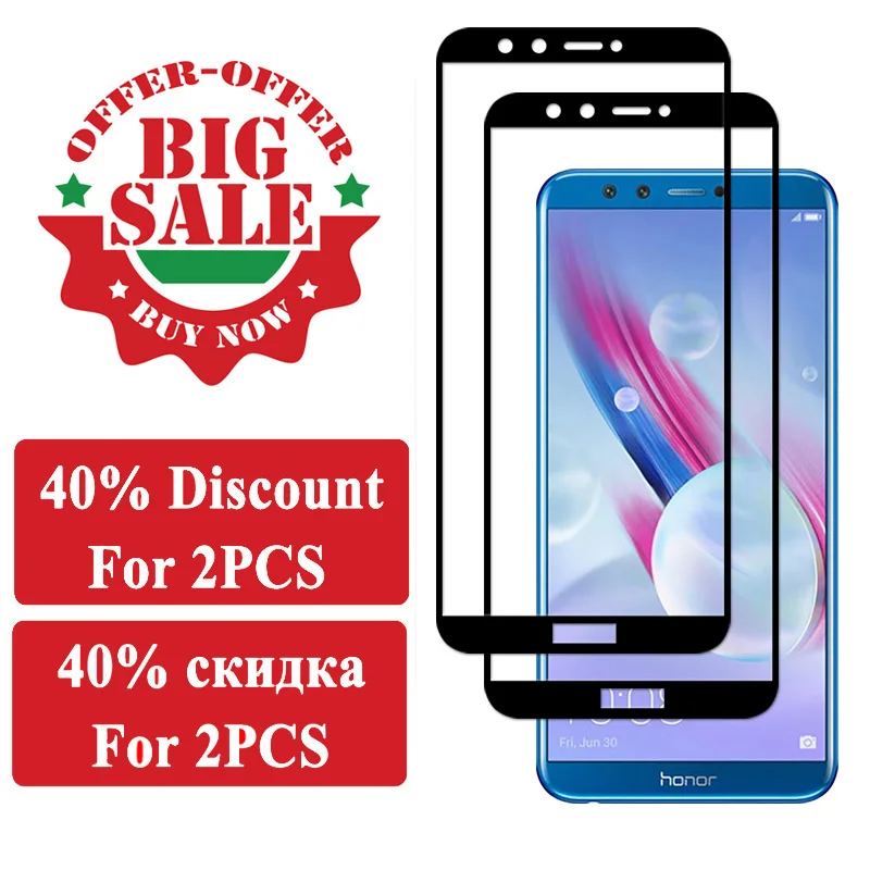 Защитное стекло для Huawei Honor 9 lite противоударное закаленное honer 8 10 light 8lite 10lite