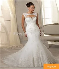 Vestido-De-Noiva-2016-Romantic-Mermaid-Wedding-Dresses-Appliques-Beaded-Keyhole-Back-Plus-Size-Wedding-Dress