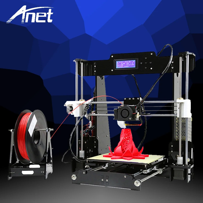 Anet A8 3D Printer High Precision Easy Assembly DIY Kit High Quality ... - Anet A8 3D Printer High Precision Easy Assembly DIY Kit High Quality Hot BeD LCD Screen