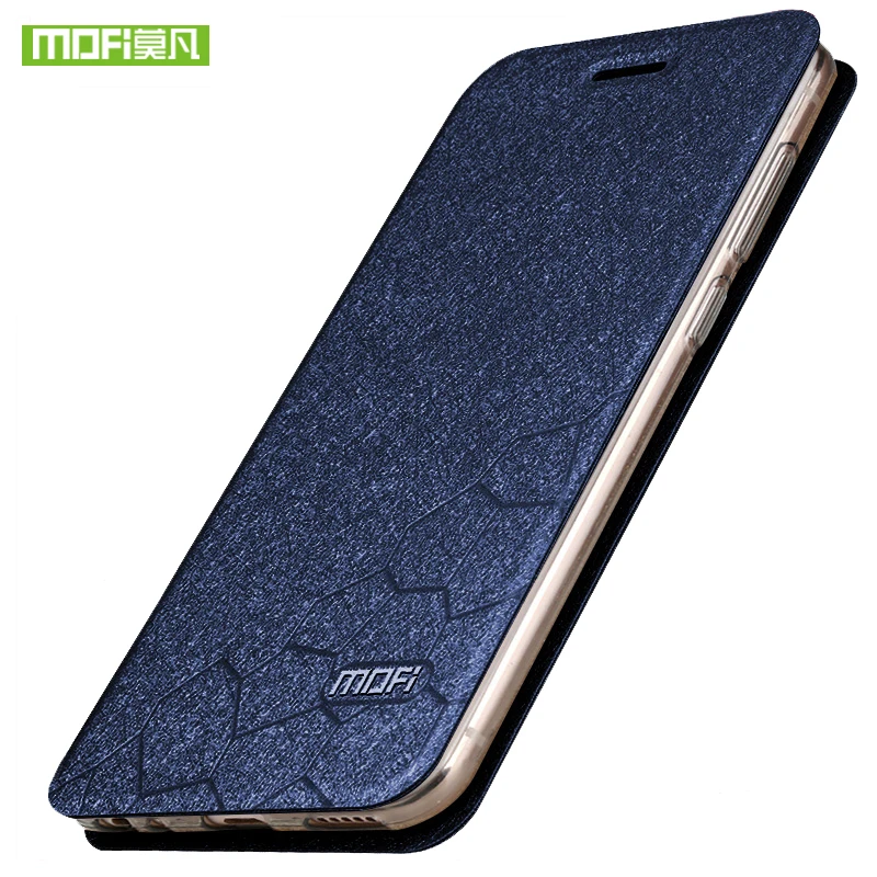 Huawei mate 10 lite caso cubierta de silicona de lujo flip capa de cuero original mofi Huawei mate10 lite caso 360 knock slim fundas
