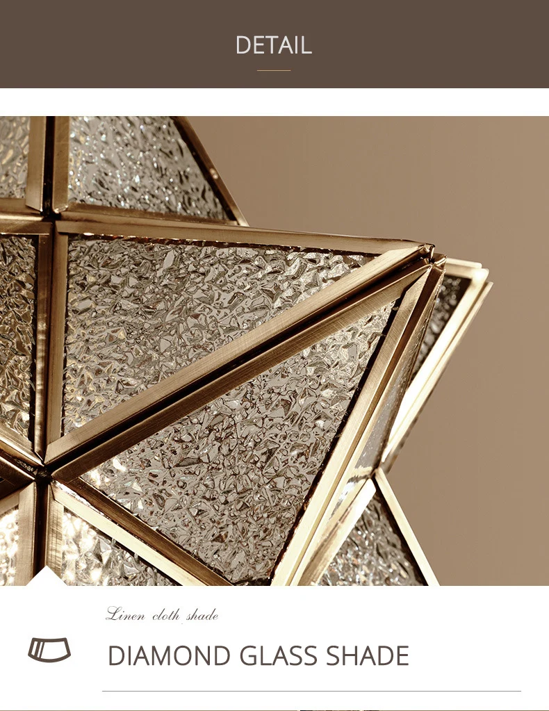DX Creative Star Led Pendant Lights (11)