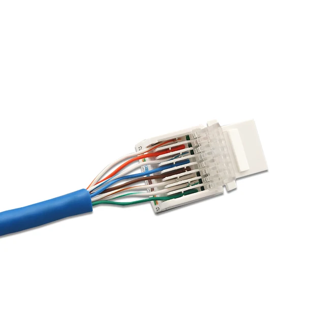 4 порта RJ45 CAT6 CAT5E Интернет LAN Лицевая панель Выходная панель в белом цвете для офиса дома школы ПК компьютера 6