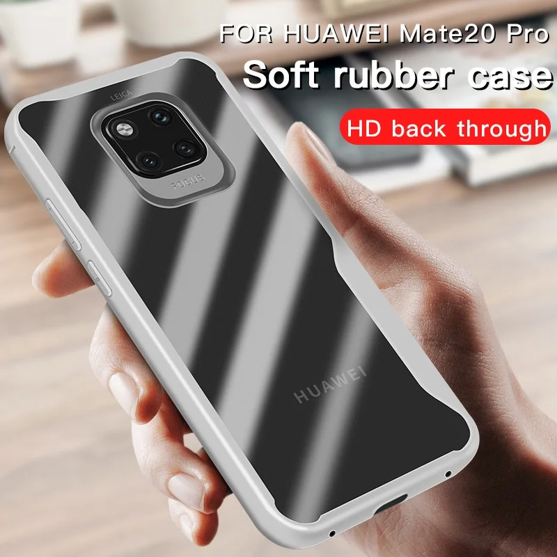 

Silicon Soft TPU Case Crystal For Huawei P10Lite P20Lite P20Pro P30Pro Mate20Lite Case Elastic Soft Rubber For Y6 Y7 Y9 Case