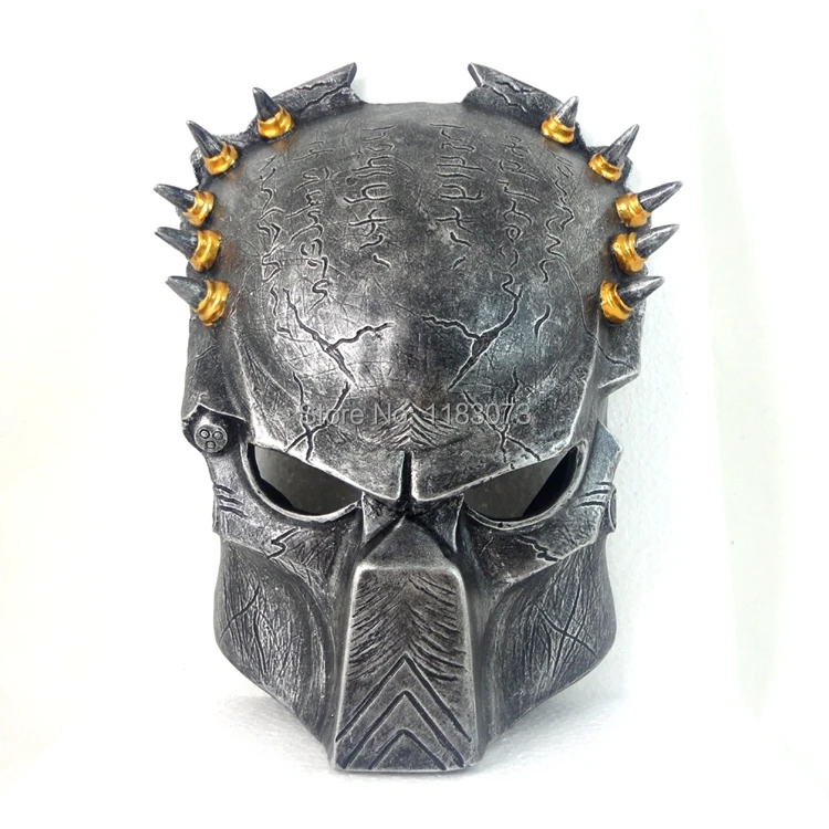 Alien VS Predator Warrior Deluxe Movie Alien Mask забавные страшные маски хищника для взрослых Карнавальный маскарадный костюм на Хэллоуин