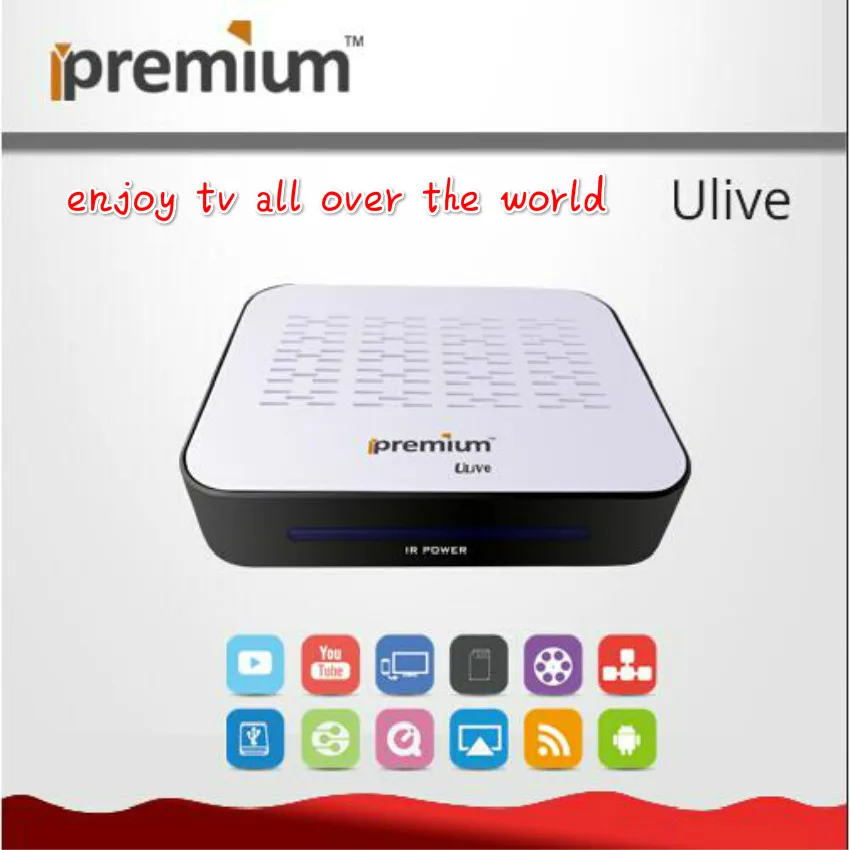 Ipremium Ulive TV Box Set Top Box HD wifi media player Support Youtube