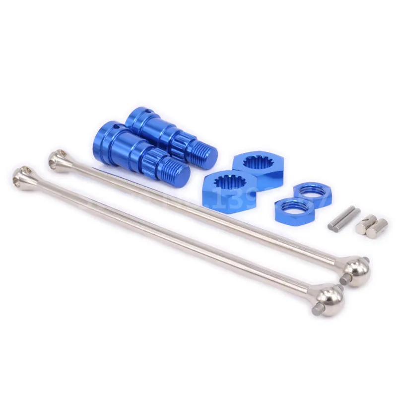 RC Car Upgrade Parts Aluminum Alloy Front Rear Drive Shaft Dogbone