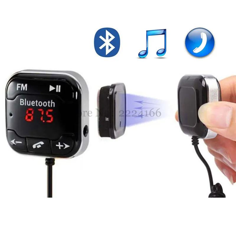 Bluetooth A2DP Car FM Transmitter hands free car MP3 music